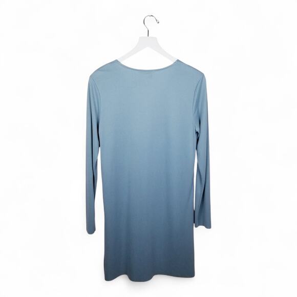 SOFT SURROUNDINGS Deep V-neck Style #28920 Modal Blend Raw Hem Tunic - Size S - Picture 2 of 5